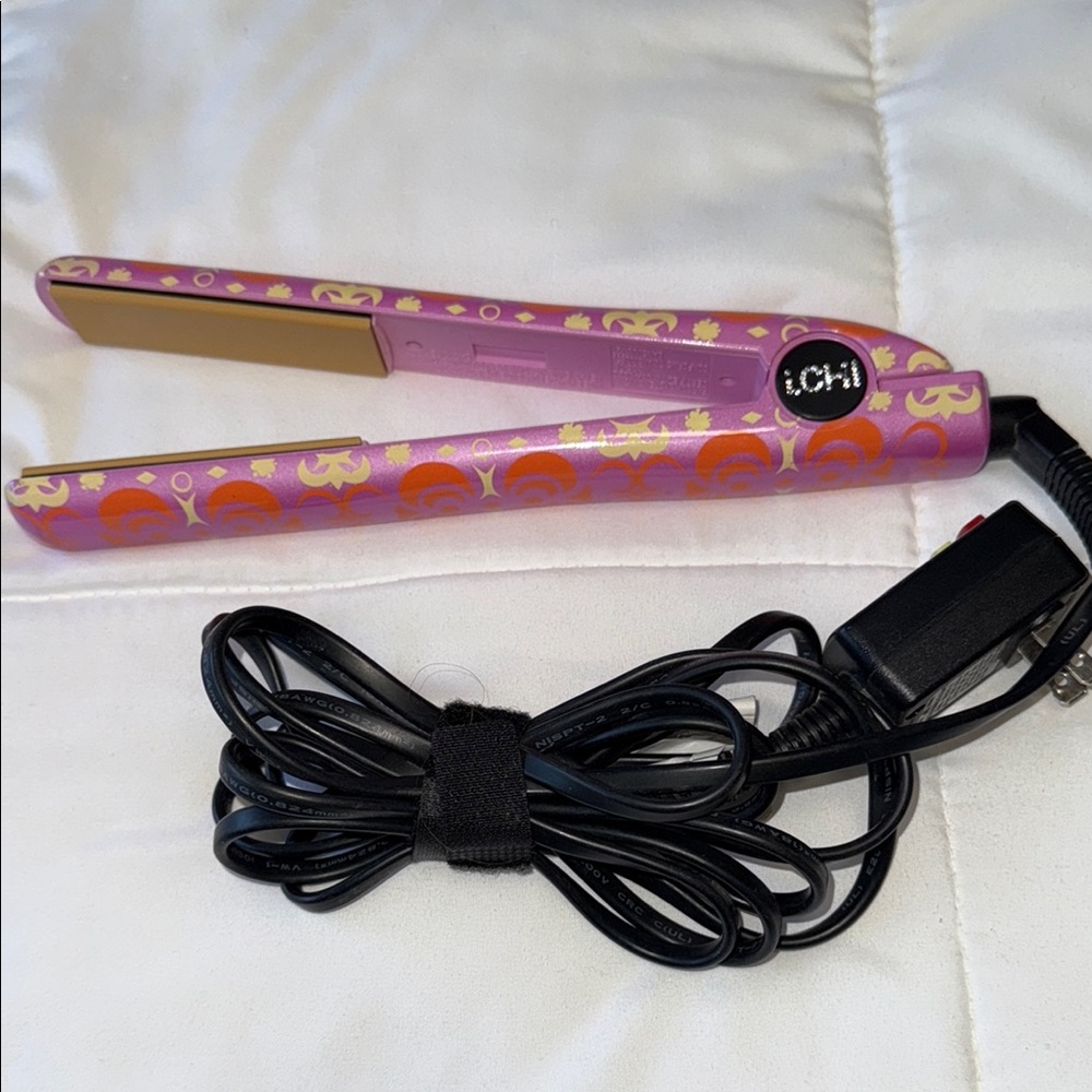 CHI Pink and Gold Hair Straightener